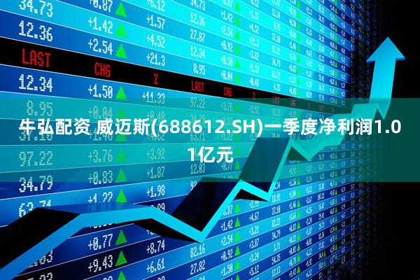 牛弘配资 威迈斯(688612.SH)一季度净利润1.01亿元
