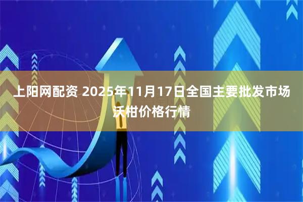 上阳网配资 2025年11月17日全国主要批发市场沃柑价格行情